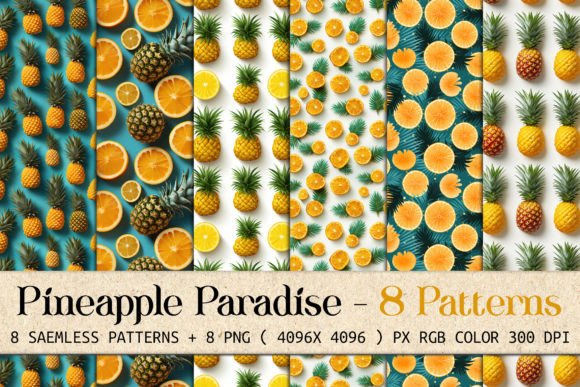Bring a Tropical Vibe to Any Project with Pineapple Paradise Patterns