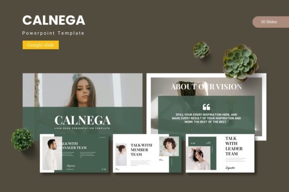 Calnega: Your All-in-One Google Slides Template for Polished Presentations