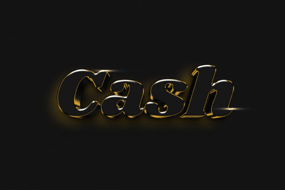 Cash 3D Text Effect: Instant Depth for Your Designs