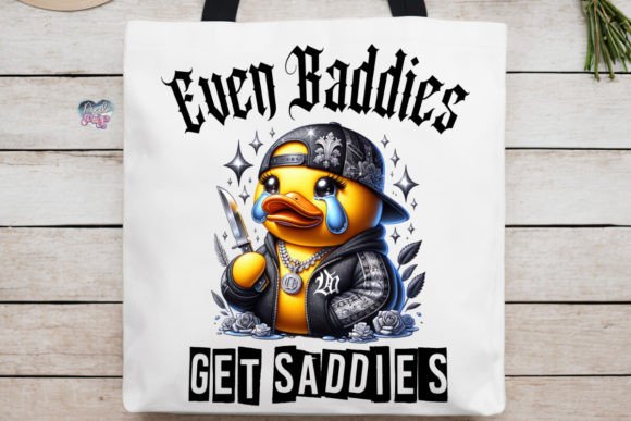 Even Baddies Get Saddies: The Rubber Duck PNG for Modern Design