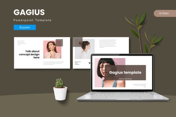 Gagius - Keynote Template: Designing Presentations That Stick