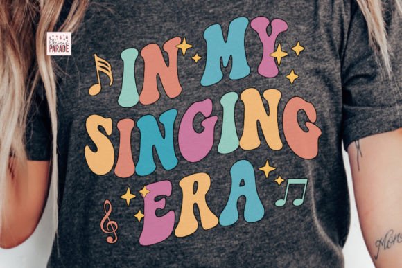In My Singing Era: Retro Wavy Design for Vocal Creatives