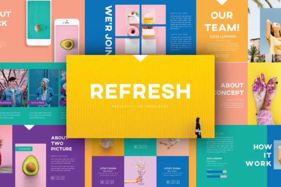 Modernize Your Pitch with the Refresh Google Slides Template