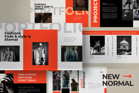 New Normal Googleslide Template: A Minimalist Approach to Modern Design