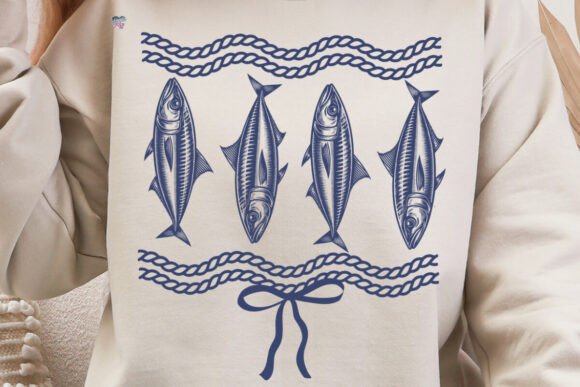 Sardines Rope Coquette Bow PNG: A Playful Design Asset
