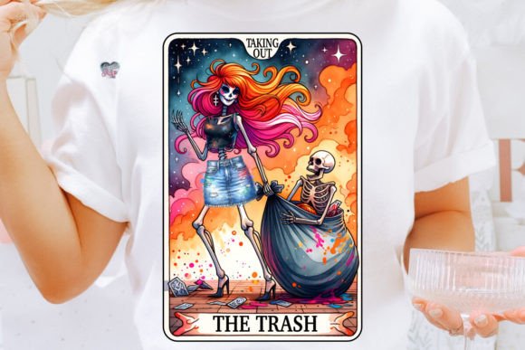 Taking Out the Trash: Exploring the Skeleton Tarot PNG