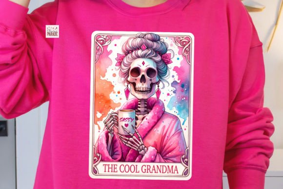 Unleash Your Inner Mystic with the Cool Grandma Tarot Card PNG