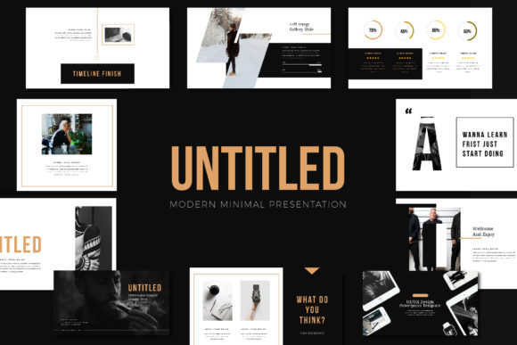 Untitled Keynote Template: Clean Slides for Modern Brands